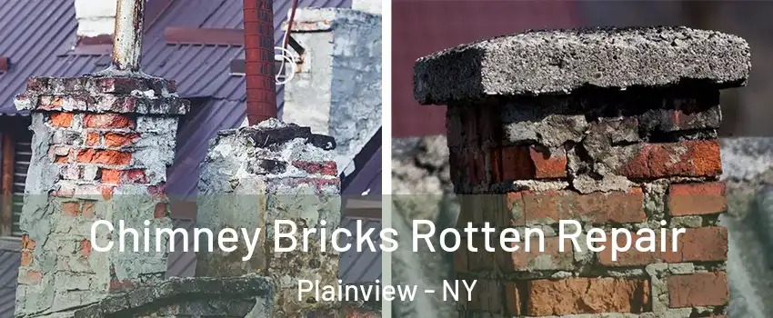  Chimney Bricks Rotten Repair Plainview - NY