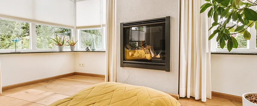 Residential Fireplace Ceramic Glass Installation in Plainview, NY