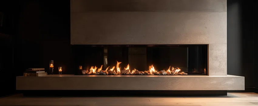 Gas Fireplace Ember Bed Design Services in Plainview, New York