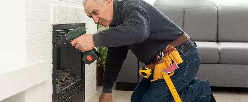 New Indoor Fireplace Installation in Plainview, New York
