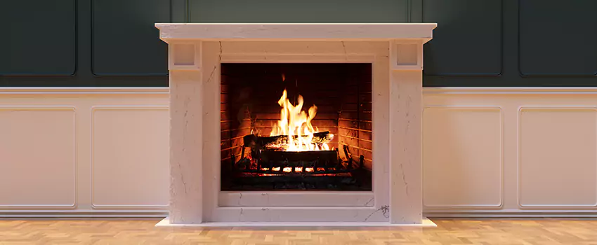 Open Flame Wood-Burning Fireplace Installation Services in Plainview, New York