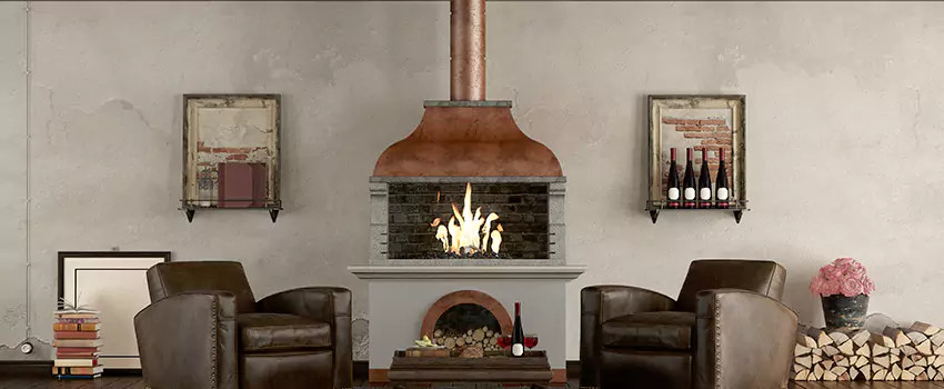 Thelin Hearth Products Providence Pellet Insert Fireplace Installation in Plainview, NY