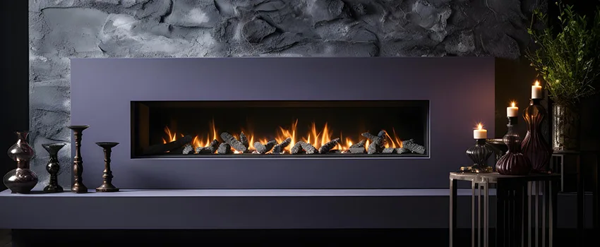 Ember Bed for Ventless Gas Fireplace in Plainview, NY